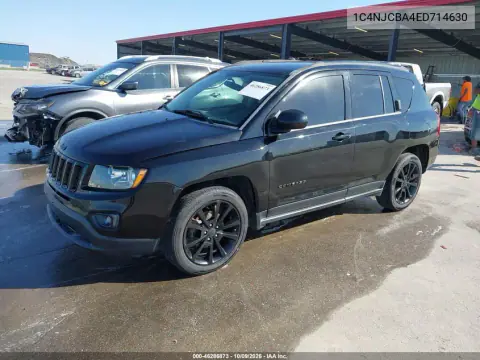 2014 Jeep Compass Altitude VIN 1C4NJCBA4ED714630 фото 3
