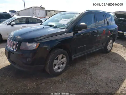 2014 Jeep Compass Sport VIN 1C4NJCBA6ED546005 фото 3