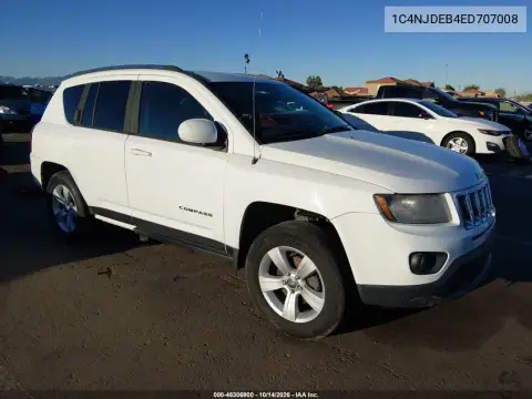 1C4NJDEB4ED707008 — 2014 Jeep Compass, Лівий і правий боки, фото до ремонту