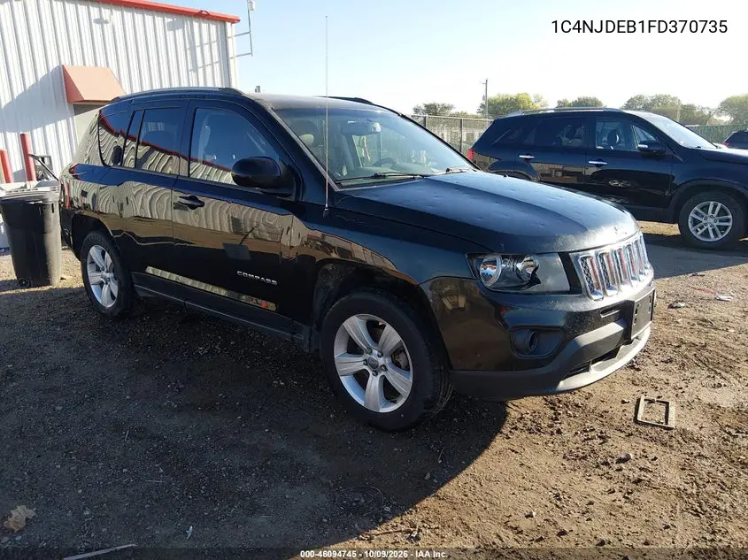 2015 Jeep Compass Latitude VIN 1C4NJDEB1FD370735 фото 2