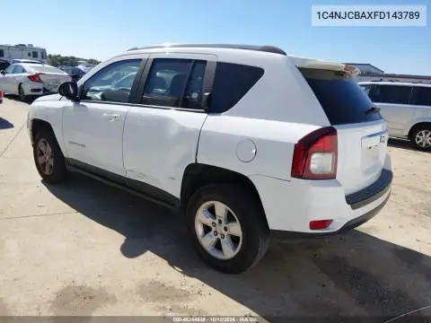1C4NJCBAXFD143789 — 2015 Jeep Compass, photo 3 from IAAI 20.10.2026, Normal wear