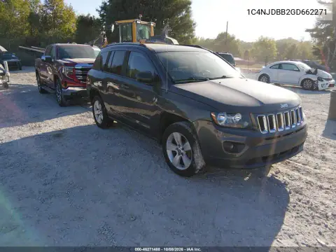 2016 Jeep Compass Sport VIN 1C4NJDBB2GD662271 фото 2
