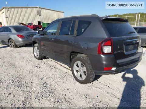 2016 Jeep Compass Sport VIN 1C4NJDBB2GD662271 фото 4