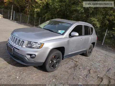 2016 Jeep Compass Latitude VIN 1C4NJDEB3GD784925 фото 2