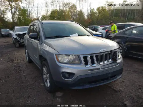 2016 Jeep Compass Sport VIN 1C4NJDBB2GD535102 фото 2