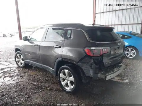 3C4NJDBB2HT624647 — 2017 Jeep Compass, фото 4 с аукциона IAAI, Задняя часть справа