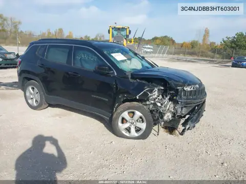 3C4NJDBB3HT603001 — 2017 Jeep Compass, Przód, zdjęć przed naprawą