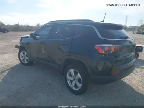 3C4NJDBB3HT603001 — 2017 Jeep Compass, photo 3 from IAAI, Front end