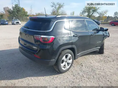 3C4NJDBB3HT603001 — 2017 Jeep Compass, photo 4 from IAAI, Front end