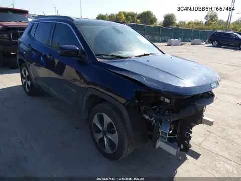 2017 Jeep New Compass Latitude 4X4 VIN 3C4NJDBB6HT667484 фото 2