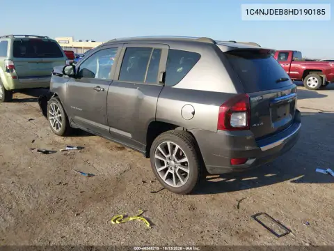 1C4NJDEB8HD190185 — 2017 Jeep Compass, photo 3 from IAAI, Right side