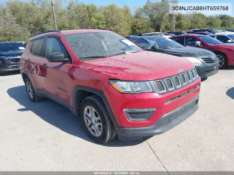3C4NJCAB8HT659768 — 2017 Jeep Compass, ЕСТЕСТВЕННЫЙ ИЗНОС, фото до ремонта