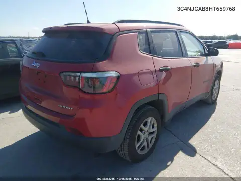 3C4NJCAB8HT659768 — 2017 Jeep Compass, фото 4 з IAAI, Звичайний знос