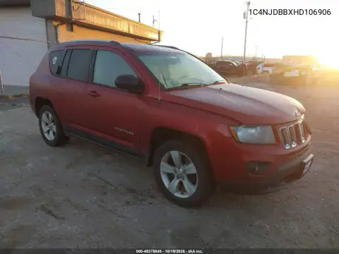 1C4NJDBBXHD106906 — 2017 Jeep Compass, Front end, before-repair photos