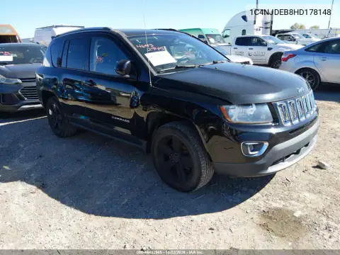 1C4NJDEB8HD178148 — 2017 Jeep Compass, ბუნებრივი ცვეთა, ფოტოები შეკეთებამდე