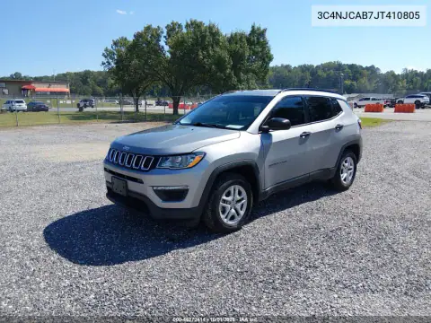 3C4NJCAB7JT410805 — 2018 Jeep Compass, photo 3 from IAAI 20.10.2026, Normal wear