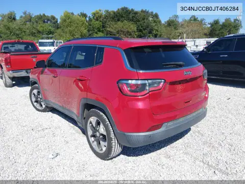 3C4NJCCB0JT406284 — 2018 Jeep Compass, photo 4 from IAAI, Front end