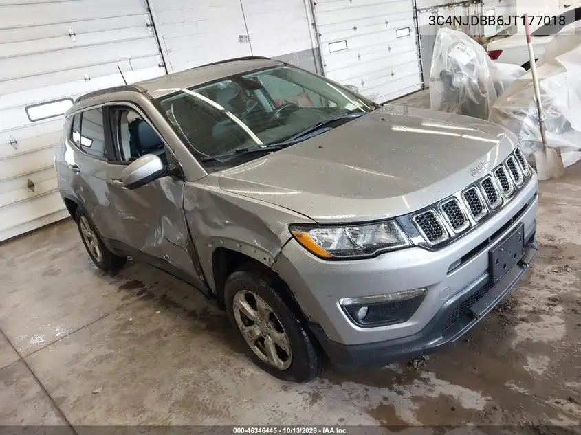 3C4NJDBB6JT177018 Jeep Compass 2018 — All-over damage damage, before-repair photo