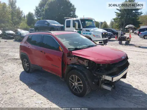 3C4NJCBB8JT461809 — 2018 Jeep Compass, ПЕРЕДНЯЯ ЧАСТЬ, фото до ремонта