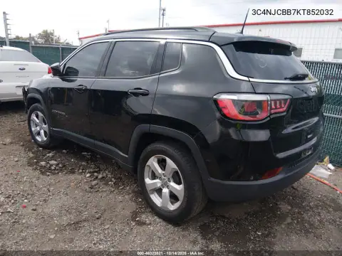 3C4NJCBB7KT852032 — 2019 Jeep Compass, фото 3 с аукциона IAAI, Передняя часть справа