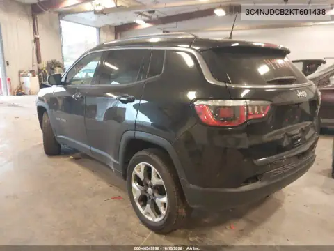 3C4NJDCB2KT601438 — 2019 Jeep Compass, ფოტო 4, IAAI, წინა ნაწილი