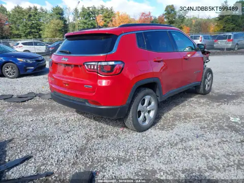 3C4NJDBB5KT599489 — 2019 Jeep Compass, foto 5 de IAAI, Parte delantera