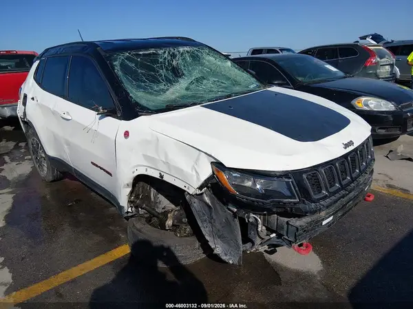 3C4NJDDB6LT177875 — 2020 Jeep Compass, Опрокидывание (Rollover), фото до ремонта