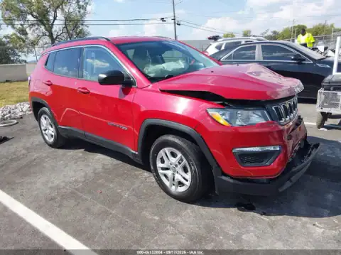 3C4NJCABXLT125129 — 2020 Jeep Compass, ПЕРЕДНЯЯ ЧАСТЬ (Front End), фото до ремонта