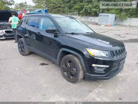 3C4NJDBB3LT166481 — 2020 Jeep Compass, zdjęcie 2 z IAAI, Przód i tył
