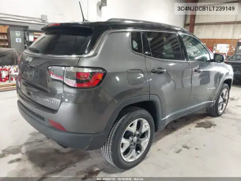 3C4NJDCB1LT239149 — 2020 Jeep Compass, Передня частина, фото до ремонту