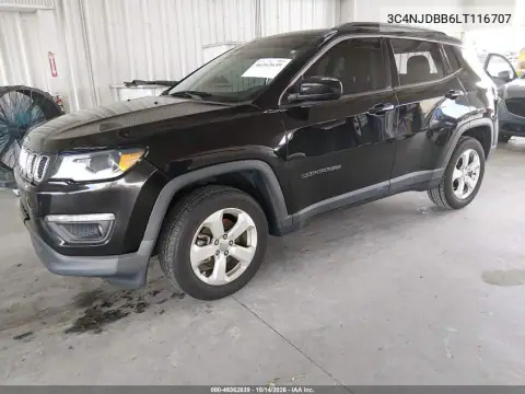 3C4NJDBB6LT116707 — 2020 Jeep Compass, zdjęcie 3 z IAAI, Tył