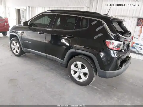 3C4NJDBB6LT116707 — 2020 Jeep Compass, zdjęcie 4 z IAAI, Tył