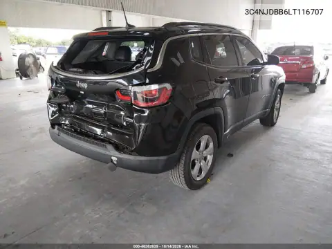 3C4NJDBB6LT116707 — 2020 Jeep Compass, zdjęcie 5 z IAAI, Tył