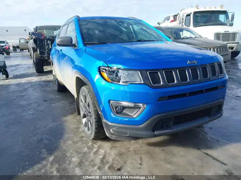 3C4NJDBB9MT568331 — 2021 Jeep Compass, წინა ნაწილი (Front), ფოტოები შეკეთებამდე