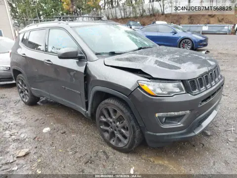 3C4NJDEB7MT568825 — 2021 Jeep Compass, Przód, zdjęć przed naprawą