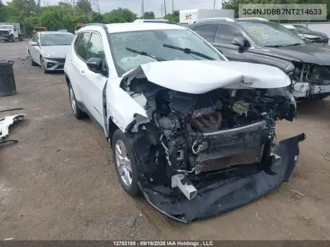 3C4NJDBB7NT214633 — 2022 Jeep Compass, ПЕРЕДНЯЯ ЧАСТЬ, фото до ремонта