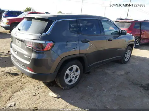 2022 Jeep Compass Sport Fwd VIN 3C4NJCAB5NT224833 фото 5