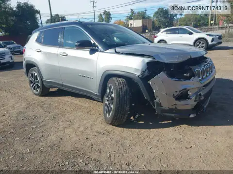 3C4NJDCB9NT174313 — 2022 Jeep Compass, Przód, zdjęć przed naprawą