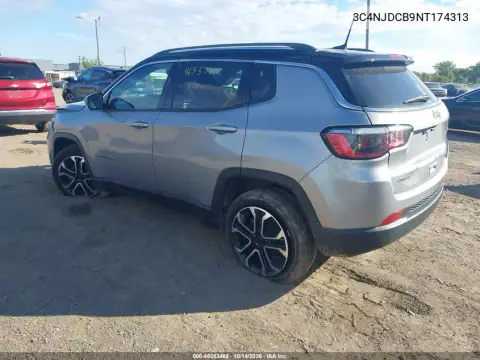 3C4NJDCB9NT174313 — 2022 Jeep Compass, ფოტო 4, IAAI, წინა ნაწილი