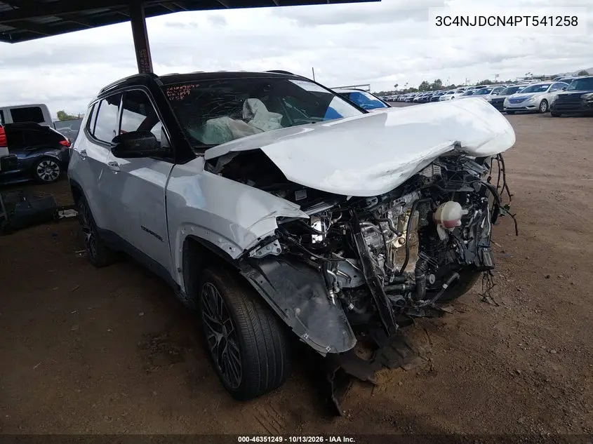3C4NJDCN4PT541258 Jeep Compass 2023 — Front end damage, before-repair photo