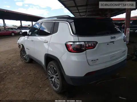 3C4NJDCN4PT541258 — 2023 Jeep Compass, photo 3 from IAAI, Front end