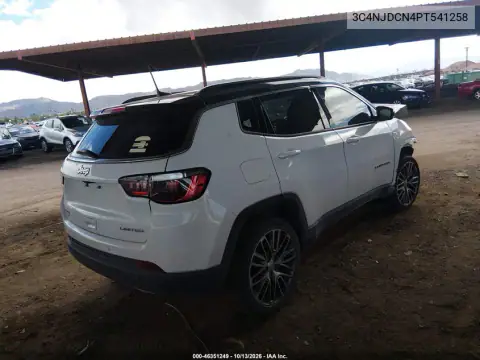 3C4NJDCN4PT541258 — 2023 Jeep Compass, photo 4 from IAAI, Front end