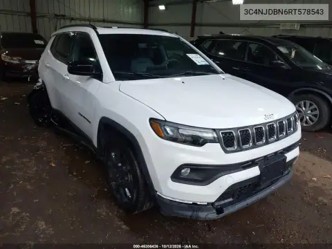 3C4NJDBN6RT578543 — 2024 Jeep Compass, Right rear, before-repair photos