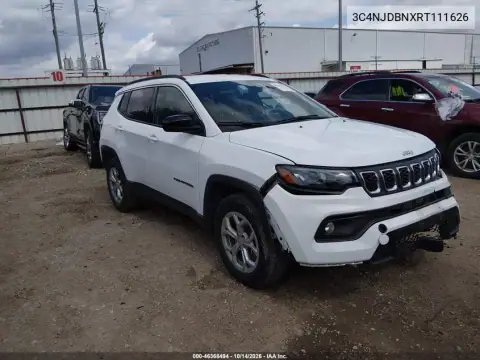 3C4NJDBNXRT111626 — 2024 Jeep Compass, წინა ნაწილი, ფოტოები შეკეთებამდე