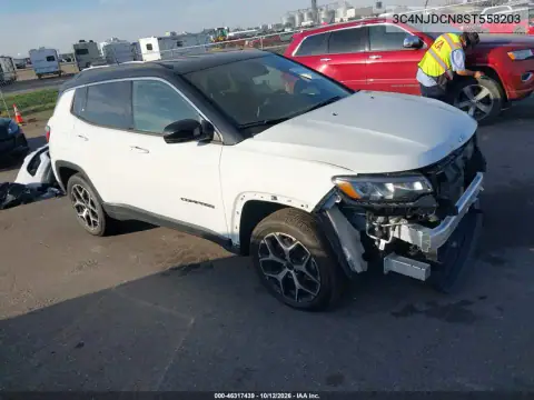 3C4NJDCN8ST558203 — 2025 Jeep Compass, Front end, before-repair photos
