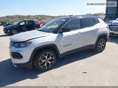 2025 Jeep Compass Limited 4X4 VIN 3C4NJDCN5ST521321 фото 2