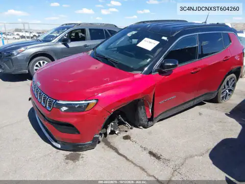 3C4NJDCNXST604260 — 2025 Jeep Compass, photo 3 from IAAI 21.10.2026, Left front