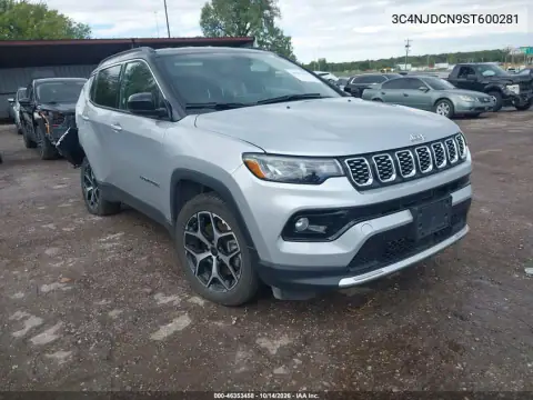 3C4NJDCN9ST600281 — 2025 Jeep Compass, Tył, zdjęć przed naprawą