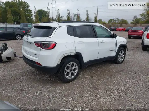3C4NJDBN7ST600734 — 2025 Jeep Compass, ფოტო 4, IAAI 21.10.2026, წინა მარჯვენა ნაწილი