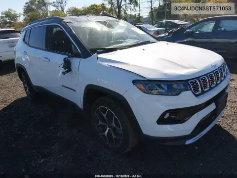 3C4NJDCN3ST571053 — 2025 Jeep Compass, დაზიანება ყველა მხრიდან, ფოტოები შეკეთებამდე